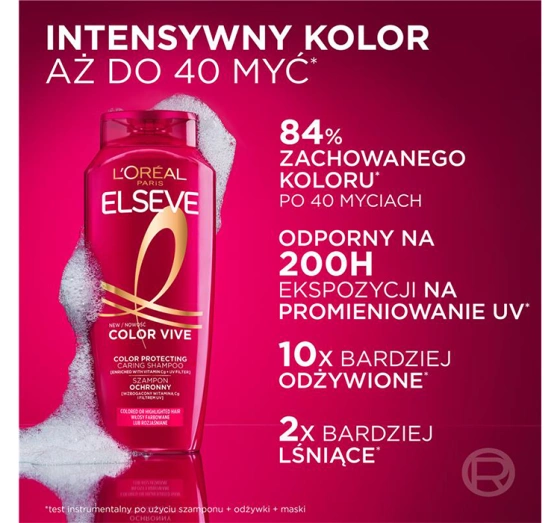 L'Oréal Paris Elseve Color Vive szampon do włosów farbowanych 400 ml