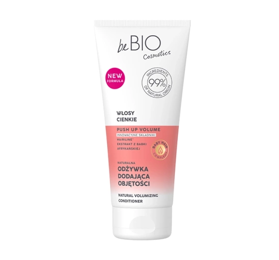 Bebio Push Up Volume naturalna odżywka do włosów cienkich 200 ml