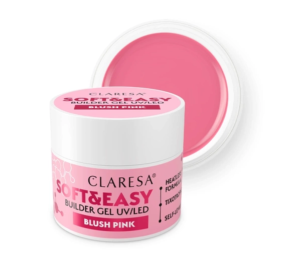 Claresa Soft & Easy żel budujący Blush Pink 12 g