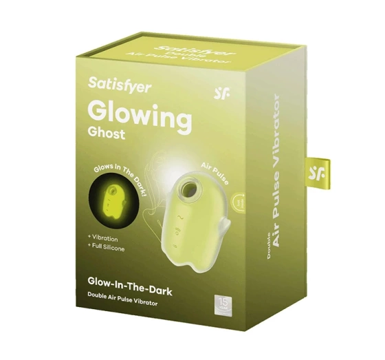 Satisfyer Glowing Ghost wibrator duszek bezkontaktowo stymulujący łechtaczkę
