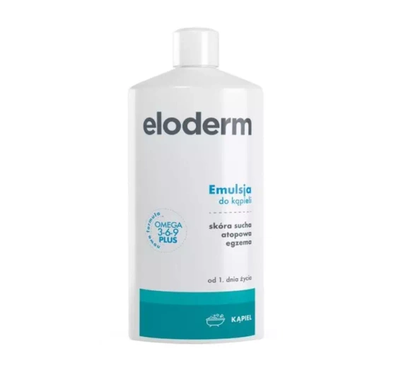 Eloderm emulsja do kąpieli skóra sucha, atopowa, egzema od 1 dnia życia 400 ml