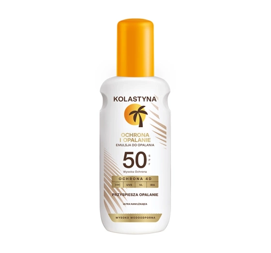 Kolastyna Ochrona i Opalanie ultra nawilżająca emulsja do opalania SPF50 150ml