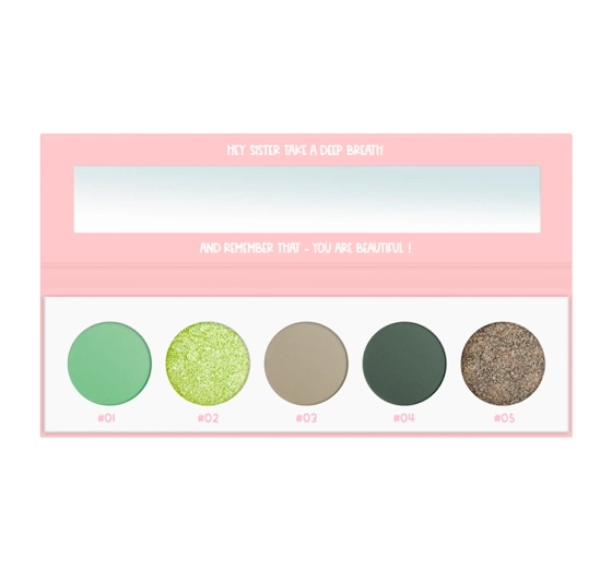 Miyo The Five Points paleta cieni do powiek 36 Pistachio Gelato 6,5g