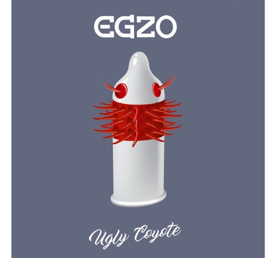 Egzo stymulująca prezerwatywa z wypustkami Ugly Coyote Medium 1 sztuka
