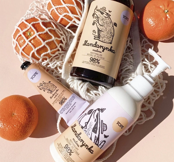 Yope Mandarynka i Malina naturalny balsam do ciała 300ml