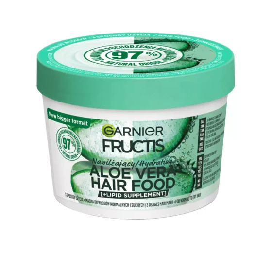 Garnier Fructis Hair Food Aloe Vera nawilżająca maska do włosów 400 ml