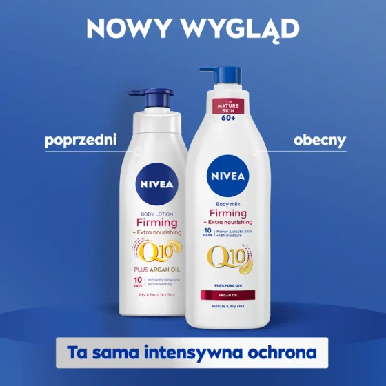 NIVEA Q10 Plus Argan Oil ujędrniający balsam do ciała do skóry suchej i bardzo suchej 400 ml