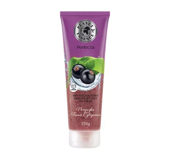 PERFECTA PLANET ESSENCE ANTYCELLULITOWY PEELING MYJĄCY DO CIAŁA PORZECZKA I TRAWA CYTRYNOWA 250G