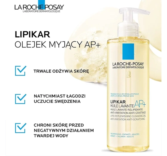La Roche-Posay Lipikar AP olejek myjący refill 400 ml