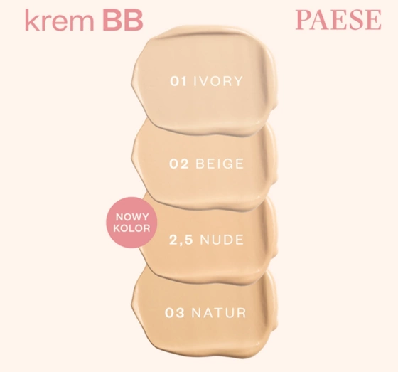 Paese krem BB z kwasem hialuronowym 2,5C Nude 30 ml