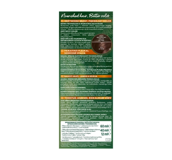 Garnier Color Naturals trwała farba do włosów 5.12 Zimny Brąz