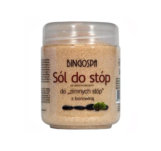 BingoSpa sól do stóp rozgrzewająca z borowiną 550 g