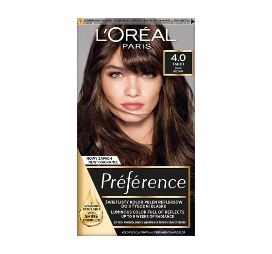 L'Oréal Paris Preference farba do włosów 4.0 Tahiti