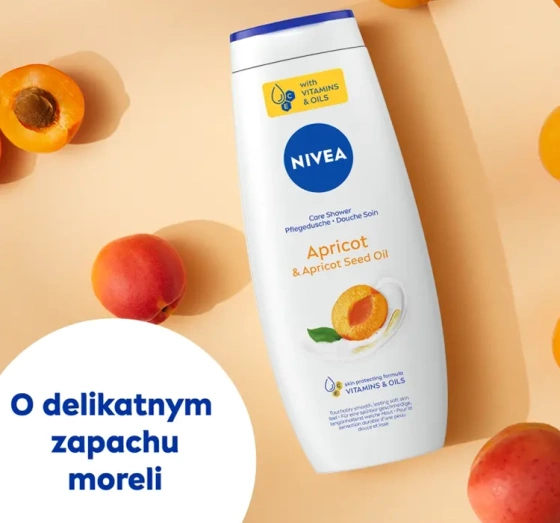 NIVEA pielęgnujący żel pod prysznic Apricot&Apricot Seed Oil 500 ml