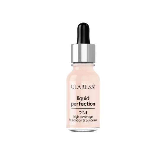 Claresa Liquid Perfection podkład do twarzy 2w1 101 Light 18 g