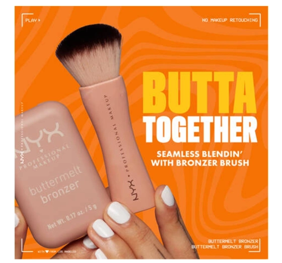 NYX Professional Makeup BUTTERMELT BRONZER DO TWARZY W KOMPAKCIE 06 DO BUTTA 5 G