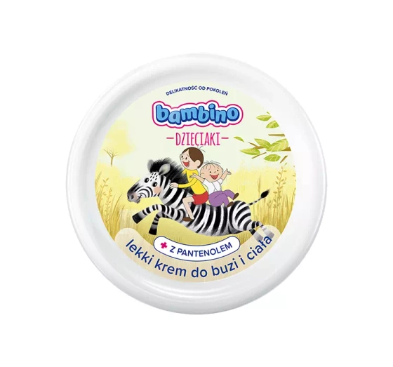 Bambino Dzieciaki lekki krem do buzi i ciała Plaża 250 ml