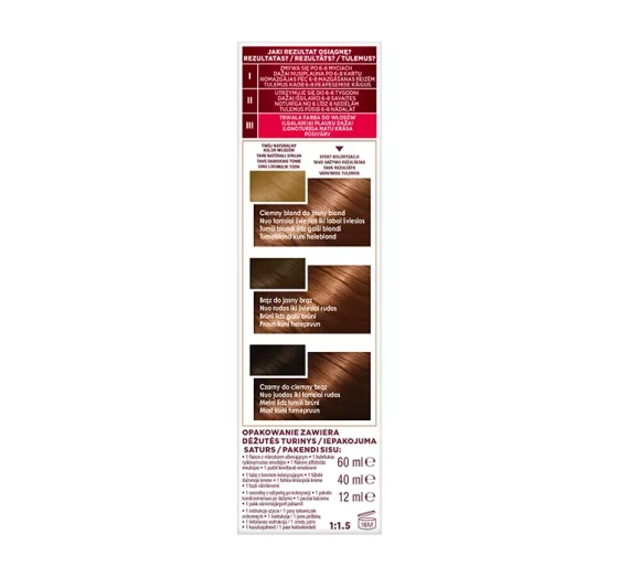 Garnier Color Sensation trwała farba do włosów 6.35 Jasny Kasztan