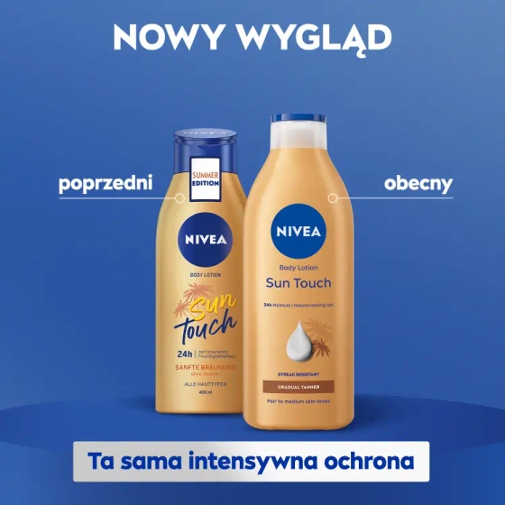 NIVEA SUN Touch balsam brązujący do ciała 400 ml