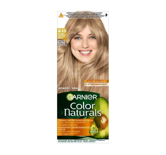 Garnier Color Naturals trwała farba do włosów 8.13 Naturalny Jasny Blond