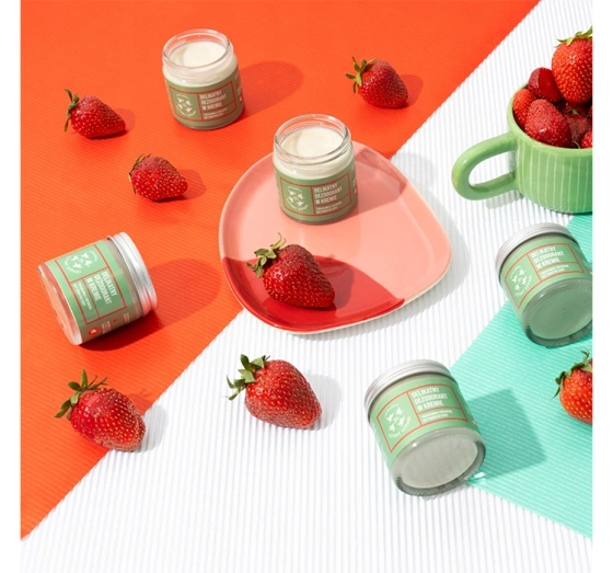 Mydlarnia Cztery Szpaki naturalny dezodorant w kremie bez dodatku sody Truskawka i Werbena 60ml