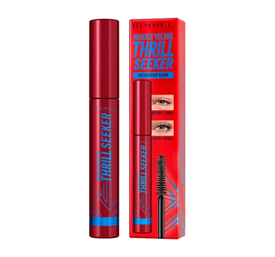 Rimmel Wonder'Volume Thrill Seeker tusz do rzęs waterproof Black 8ml