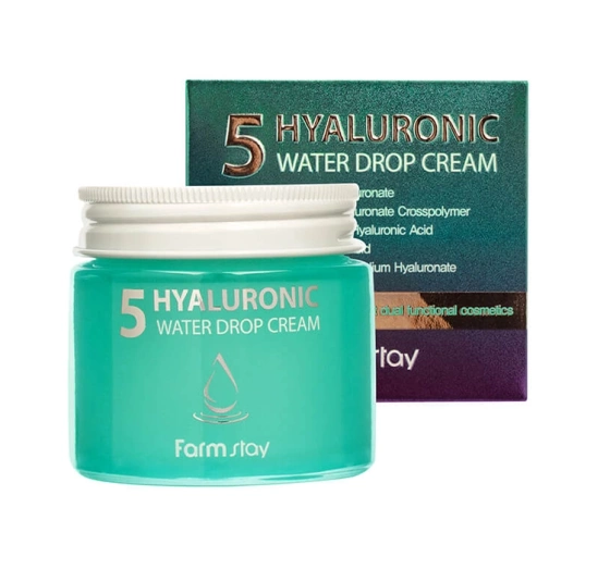 Farmstay Hyaluronic 5 nawilżający krem z kwasem hialuronowym 80 ml