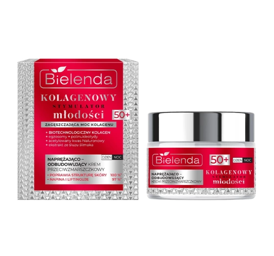 Bielenda Kolagenowy Stymulator Młodości naprężająco-odbudowujący krem 50 50 ml