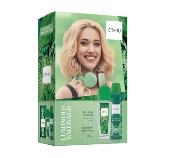 C-Thru Luminous Emerald zapachowy spray z atomizerem 75 ml dezodorant spray 150 ml