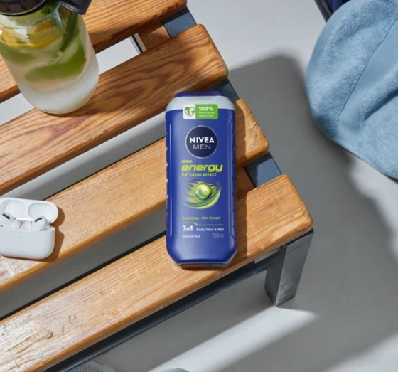 NIVEA MEN Energy energetyzujący żel pod prysznic 3w1 250 ml