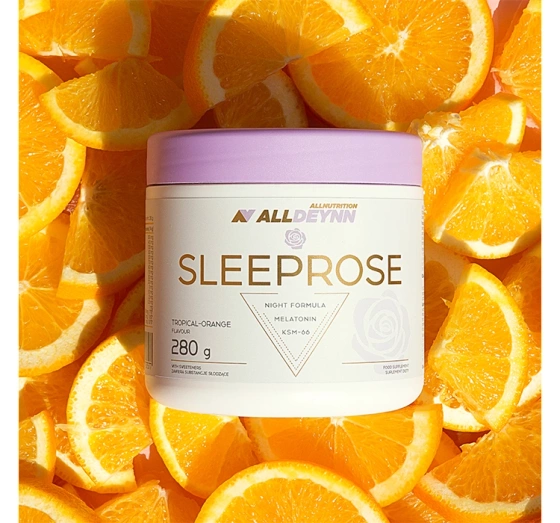 Allnutrition Alldeynn Sleeprose suplement diety w proszku Lemon Orange 280 g