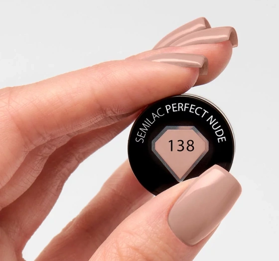 Semilac Sweets & Love lakier hybrydowy 138 Perfect Nude 7 ml