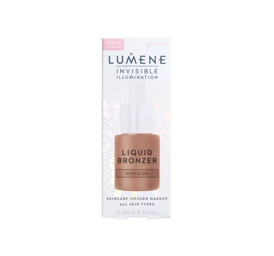 Lumene Invisible Illumination liquid bronzer serum brązujące do twarzy Deep Glow 15ml