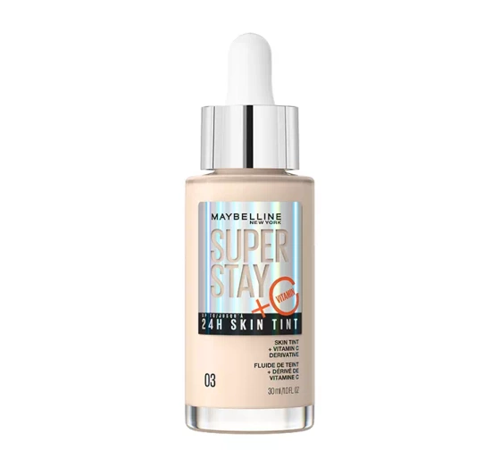 Maybelline Super Stay 24h Skin Tint podkład do twarzy rozświetlający 3 30 ml