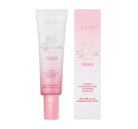 Hean BB Serum rozświetlający krem BB do twarzy SPF50 01 Light 30 ml