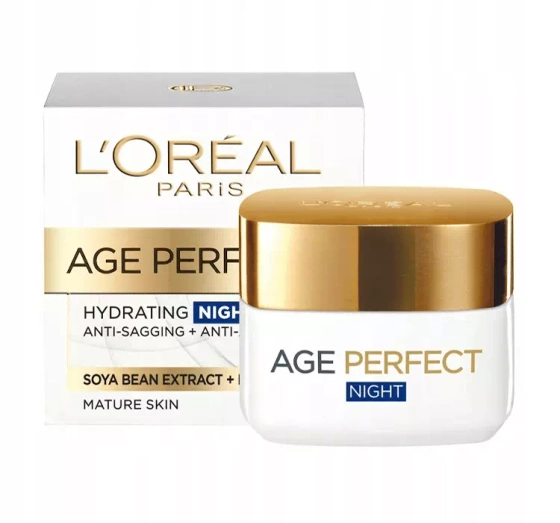 L'Oréal Paris Age Perfect Re-Hydrating odmładzający krem na noc 50 50 ml
