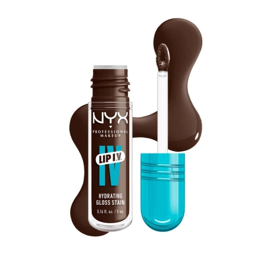 NYX Professional Makeup Lip IV Hydrating Gloss Serum błyszczyk do ust 06 Espresso Soak 5 ml
