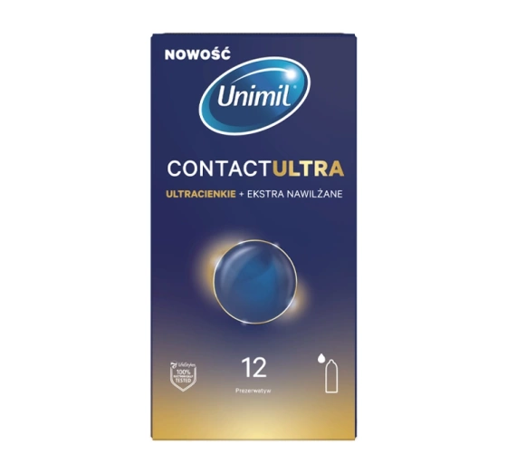 Unimil Contact Ultra ultracienkie prezerwatywy 12 sztuk