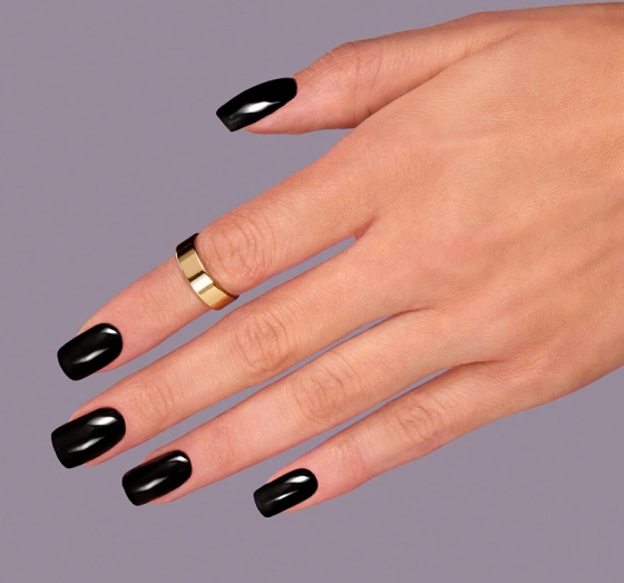 Semilac Super Cover lakier hybrydowy 300 Perfect Black 7 ml