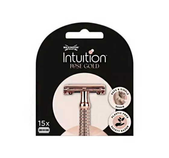 Wilkinson Sword Intuition Rose Gold wkłady do maszynki do golenia dla kobiet 15 sztuk