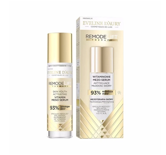 Eveline Cosmetics D’Aury RemodeLift Therapy witaminowe mezo-serum aktywujące młodość skóry 30 ml