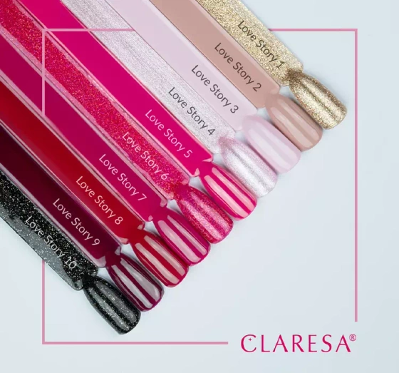 Claresa hybrydowy lakier do paznokci Love Story 5 5 g