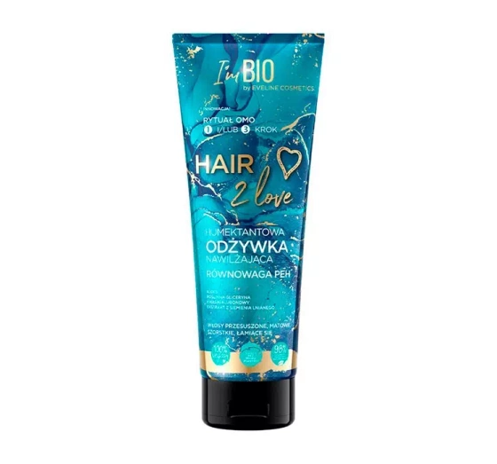 Eveline Cosmetics Hair 2 Love humektantowa odżywka nawilżająca do włosów suchych i zniszczonych 250 ml
