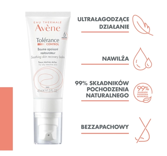 Avène Tolerance Control balsam łagodząco-regenerujący 40 ml