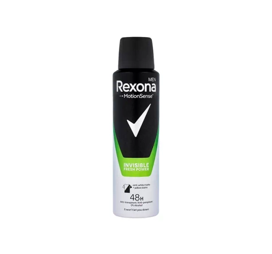 Rexona Invisible Fresh Power antyperspirant w aerozolu dla mężczyzn 150 ml