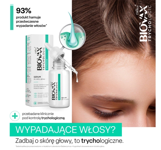 Biovax Trychologic Wypadanie serum do skóry głowy 50 ml