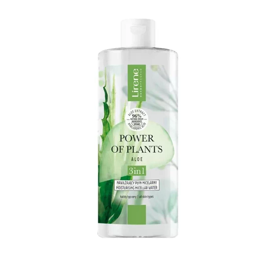 Lirene Power of Plants Aloe nawilżający płyn micelarny 3w1 400 ml