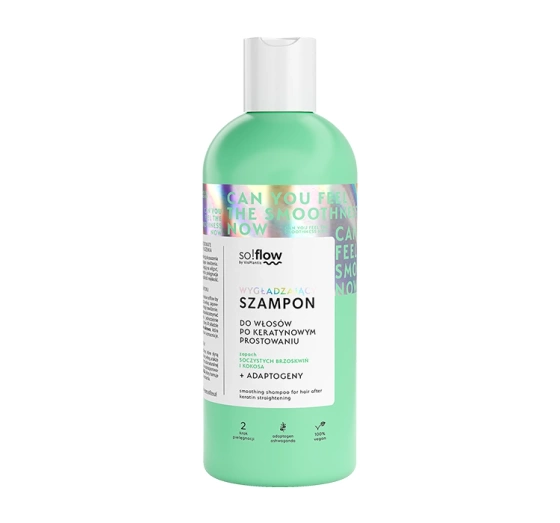 So!Flow wygładzający szampon do włosów po keratynowym prostowaniu 400ml