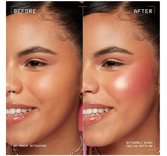 NYX Professional Makeup Buttermelt róż do policzków w kompakcie 09 Feeling Butta 5 g