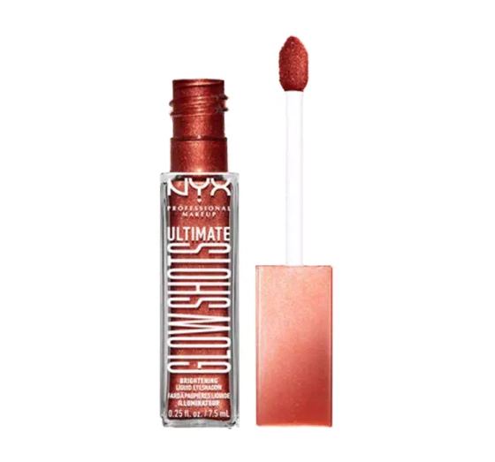 NYX Professional Makeup Glow Shots błyszczący cień do powiek 11 Clementine Fine 7,5 ml